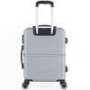 Imagen de Valijas Berlina x3 PLATEADO, rígidas, ruedas omnidireccionales 360, manija telescópica, tranca numérica, correa para ajustar ropa, bolsillo interior con cierre