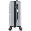 Imagen de Valijas Berlina x3 PLATEADO, rígidas, ruedas omnidireccionales 360, manija telescópica, tranca numérica, correa para ajustar ropa, bolsillo interior con cierre