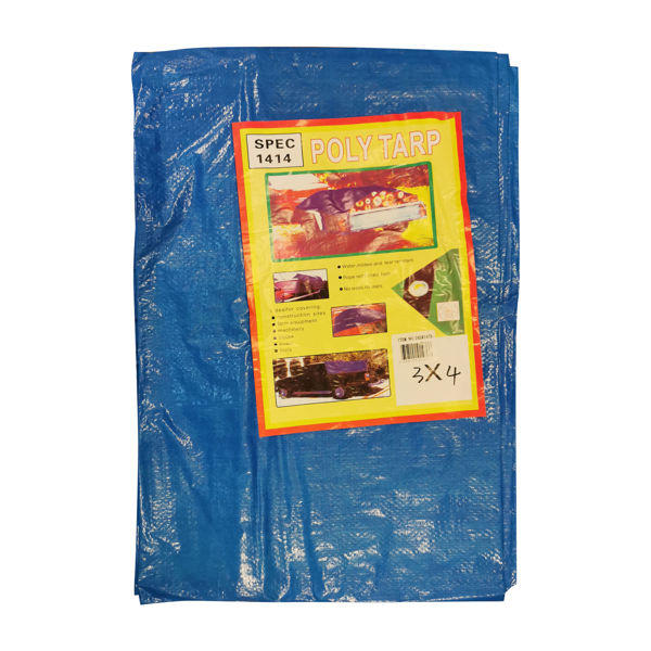Imagen de Lona para toldo cubretodo impermeable 3x4m, con ojales