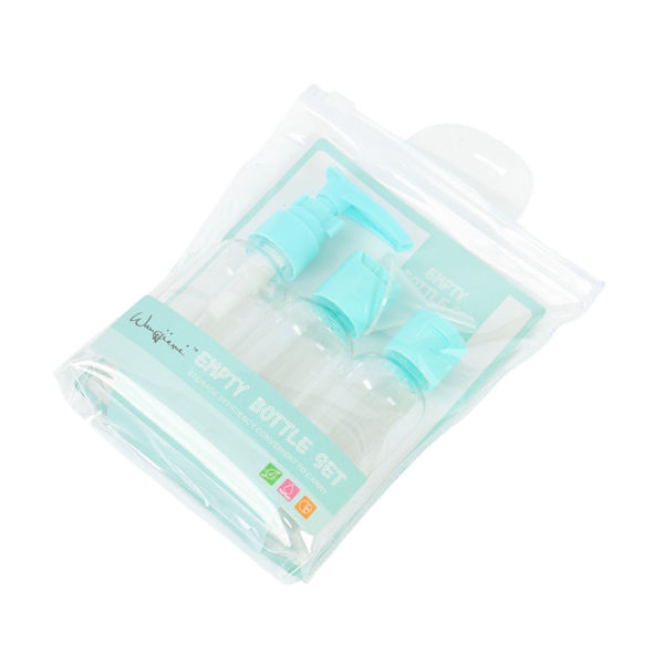 Imagen de Frasco para viaje x3 en sobre de PVC, varios colores