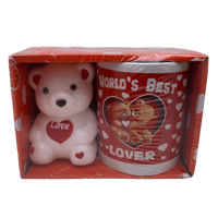 Imagen de Taza de loza con oso, en caja