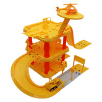 Imagen de Parking con auto y helicóptero, en caja