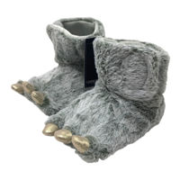 Imagen de Pantuflas infantiles, bota peluche, 17/18/19/20/21/22 suela de goma, varios colores