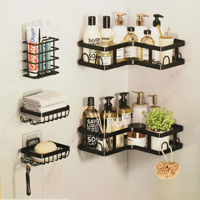Imagen de Organizador esquinero para baño, de metal autoadhesivo, 5 piezas, en caja