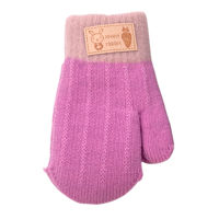 Imagen de Guantes infantiles mitones, tejidos, varios colores, en bolsa