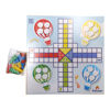 Imagen de Juego de mesa, ludo, tablero de madera, en bolsa, XALINGO