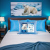 Imagen de Almohada de guata siliconada, revestida con frostygel, gel refrescante, en bolsa