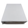 Imagen de Sábanas 1 plaza Berlina BLANCO, 90x190x25 152x220 50x75cm set de 3 piezas en poliester, en sobre PVC