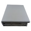 Imagen de Sábanas 1 plaza Berlina GRIS, 90x190x25 152x220 50x75cm set de 3 piezas en poliester, en sobre PVC