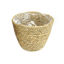 Imagen de Canasto porta maceta, chico, de fibras naturales, junco de agua