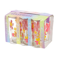 Imagen de Vaso de vidrio x6, varios diseños