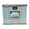 Imagen de Sábanas 1 plaza Berlina CELESTE, 90x190x25 152x220 50x75cm set de 3 piezas en poliester, en sobre PVC