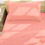 Imagen de Sábanas 1 plaza Berlina ROSADO, 90x190x25 152x220 50x75cm set de 3 piezas en poliester, en sobre PVC