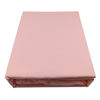 Imagen de Sábanas 1 plaza Berlina ROSADO, 90x190x25 152x220 50x75cm set de 3 piezas en poliester, en sobre PVC