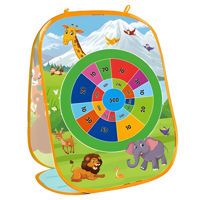 Imagen de Tiro al blanco doble con velcro y ta te ti, plegable en bolsa