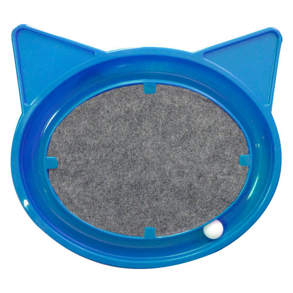 Imagen de Juguete para gatos rascador con pelota, varios colores, FURACAO
