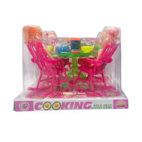 Imagen de Muñeca x4, con mesa, sillas y accesorios, en burbuja