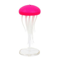 Imagen de Lámpara led medusa, mueve los tentáculos y cambia de color, recarga USB, en caja, varios colores