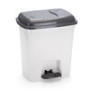 Imagen de Papelera de plástico con pedal 14L, tapa de varios colores