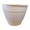 Imagen de Maceta de plástico con plato anti dengue 29,6L, BEIGE