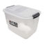 Imagen de Caja organizadora de plástico con tapa 12L, transparente
