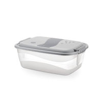 Imagen de Caja organizadora de plástico con tapa 6L, varios colores