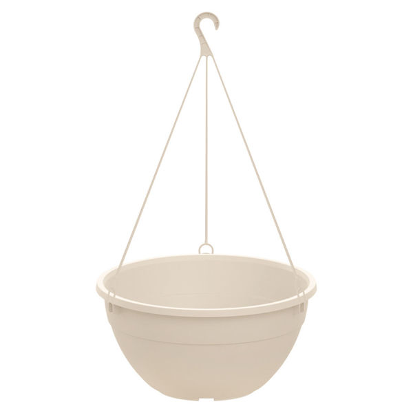 Imagen de Maceta de plástico colgante 7,5L, BEIGE