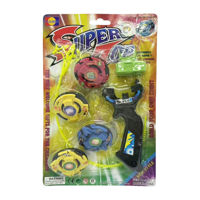 Imagen de Trompo con lanzador x4, varios colores, en blister