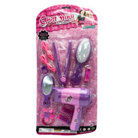 Imagen de Set de belleza secador, 2AA, con accesorios, en blister