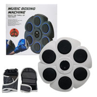 Imagen de Guante y punching ball para entrenamiento, máquina  de box, con sonido, bluetooth, recarga USB C, en caja 2 colores