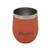 Imagen de Mate con tapa 220ml Berlina ANARANJADO, doble pared de acero inoxidable, en caja
