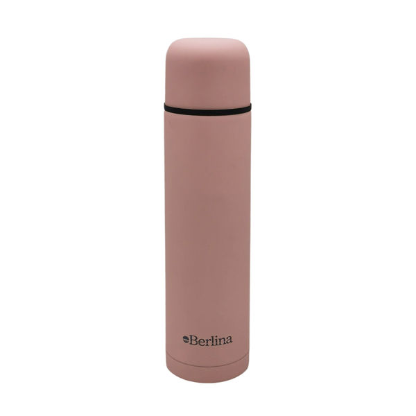 Imagen de Termo 750ml bala, pico botón, base antideslizante, Berlina ROSADO