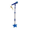 Imagen de Micrófono con pie, guitarra con luz y sonido, MP3 3AA, AZUL en caja