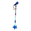Imagen de Micrófono con pie, guitarra con luz y sonido, MP3 3AA, AZUL en caja