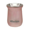 Imagen de Mate alto 260ml Berlina ROSADO, doble pared de acero inoxidable, en caja