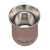 Imagen de Mate alto 260ml Berlina ROSADO, doble pared de acero inoxidable, en caja