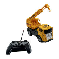 Imagen de Camión a control remoto, con grúa, 3+2AA, en caja 2 colores