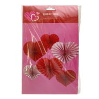 Imagen de Rosetón de papel x6, varios tamaños en bolsa