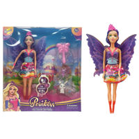 Imagen de Muñeca, hada con mascota y accesorios, en caja 2 colores