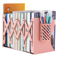 Imagen de Sujeta libro de metal extensible, con portalápices, en bolsa varios colores