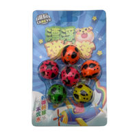 Imagen de Pelota saltarina maciza x6, con diseño en blister