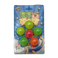 Imagen de Pelota saltarina maciza x6, lisa en blister