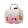 Imagen de Peluche mascota con movimiento, 2AA con valija transportadora y accesorios, 2 colores varios modelos