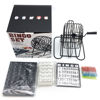 Imagen de Juego de mesa, bingo, bolillero de metal, con cartones y marcadores, en caja