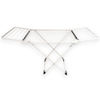 Imagen de Tendedero de ropa de pie con alas, plegable patas con plástico, de acero pintado, BLANCO Maxeb