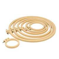 Imagen de Bastidor para bordado de plástico, distintos tamaños, PACK x7
