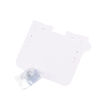 Imagen de Estante de MDF y ménsulas para amurar, blanco en caja, ideal para canalera, router etc