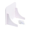 Imagen de Estante de MDF y ménsulas para amurar, blanco en caja, ideal para canalera, router etc