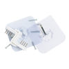 Imagen de Estante de MDF y ménsulas para amurar, blanco en caja, ideal para canalera, router etc