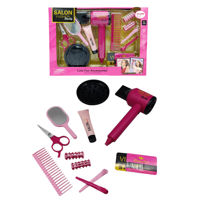 Imagen de Set de belleza 13 piezas, secador con sonido, 2AA con accesorios, en caja